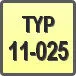 Piktogram - Typ: 11-025